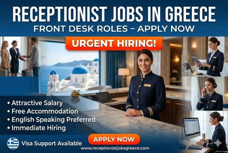 Receptionist Jobs in Greece: Front Desk Roles in Top Hotels