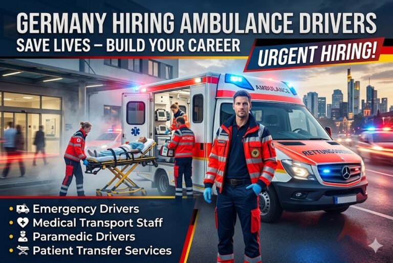 Germany Hiring Ambulance Drivers – Healthcare Jobs
