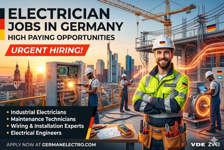 Electrician Jobs in Germany: High Salary & Skilled Worker Demand