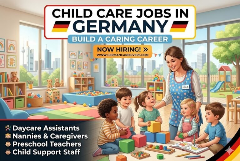 Child Care Jobs in Germany 2026 (€1,800–3,800 Salary + Work Visa) – EU Childcare Hiring
