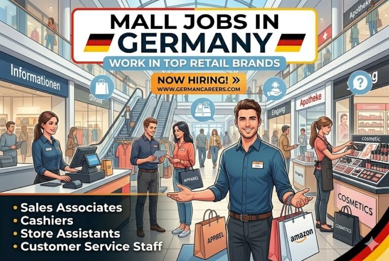 Mall Jobs in Germany – High Salary Jobs – Apply Online Today!