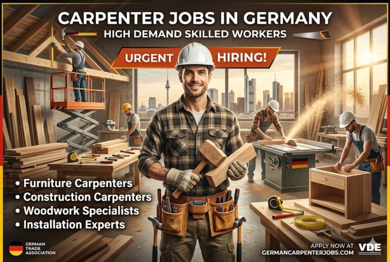 Carpenter Jobs in Germany: High-Paying Skilled Worker Opportunities