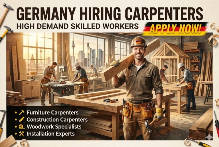 Germany Hiring Carpenters – Skilled Jobs Available