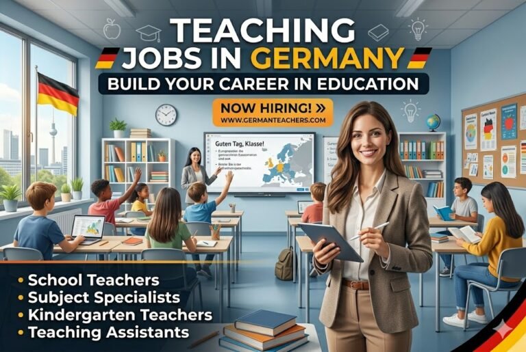 Teaching Jobs in Germany – High Salary Jobs – Apply Online Today!