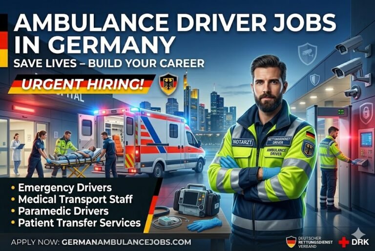 Ambulance Driver Jobs in Germany: Healthcare Transport Careers