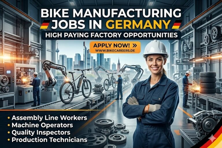 Bike Manufacturing Jobs in Germany – High Salary Jobs – Apply Online Today!