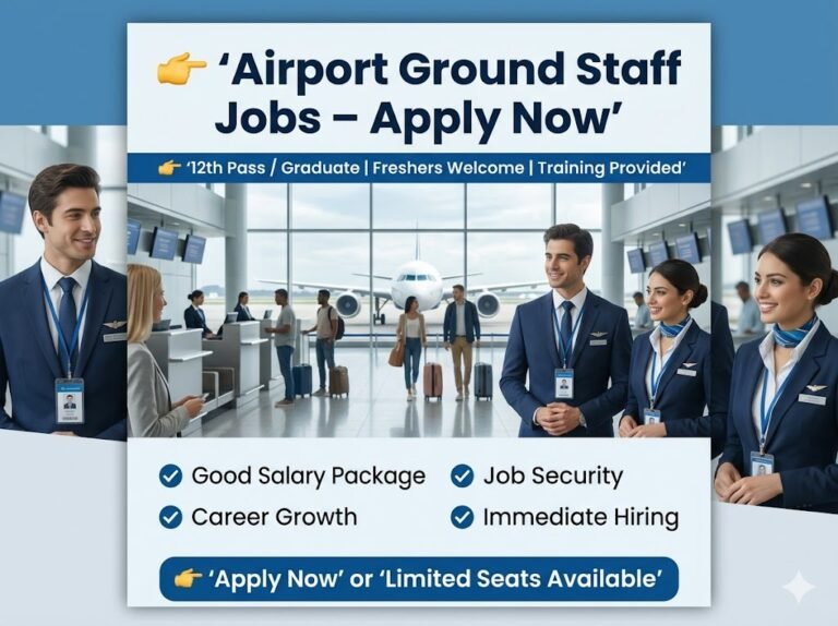 Airport Ground Staff Jobs in Greece 2026 (€1,000–2,300 Salary + Work Visa) – EU Hiring Now