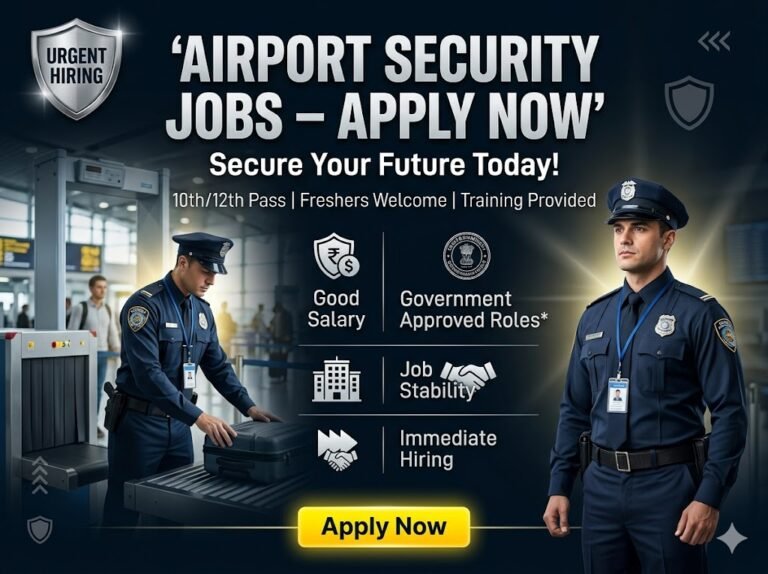 Airport Security Jobs in Greece 2026 (€1,100–2,300 + Work Visa) – EU Aviation Security Hiring