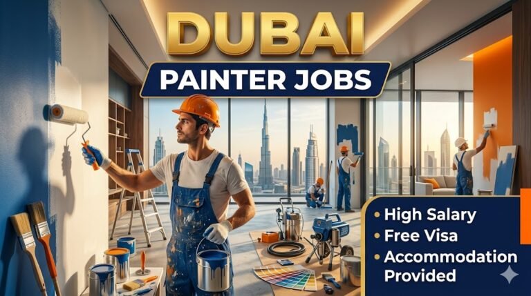 Painter Jobs in Dubai 2026 (AED 2,500–3,500 Salary + Free Visa) – Hiring Skilled Workers Now