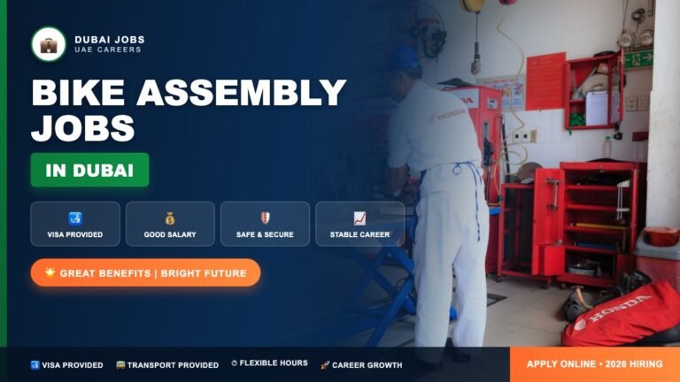 Bike Assembly Line Jobs in Dubai – Multiple Vacancies Open