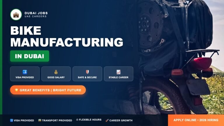 Bike Manufacturing Careers in Dubai: Salary, Requirements & Benefits