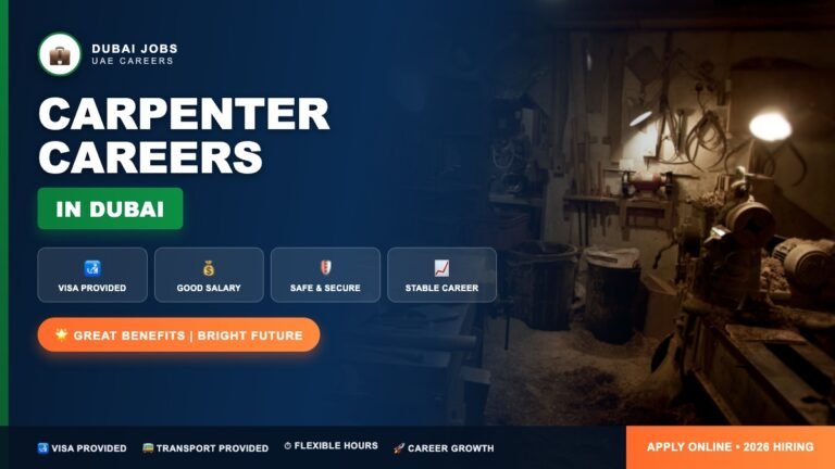 Carpenter Careers in Dubai: Salary, Requirements & Application Guide