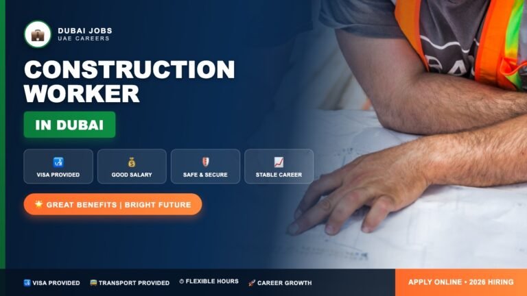 Construction Worker Jobs in Dubai: Salary, Benefits & Requirements