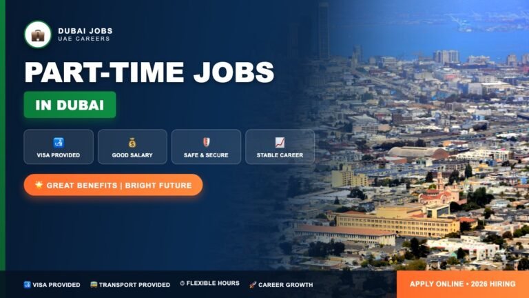 Part-Time Jobs in Dubai 2026 (AED 2,000–8,000 Salary + Flexible Hours) – Apply Now